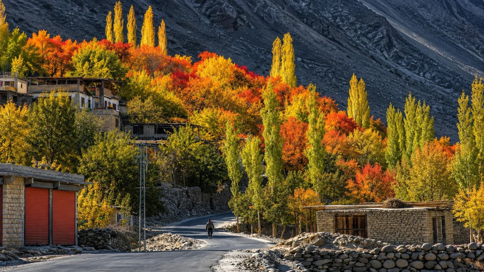 Best time to visit Hunza Valley Pakistan autumn colors and spring blossom